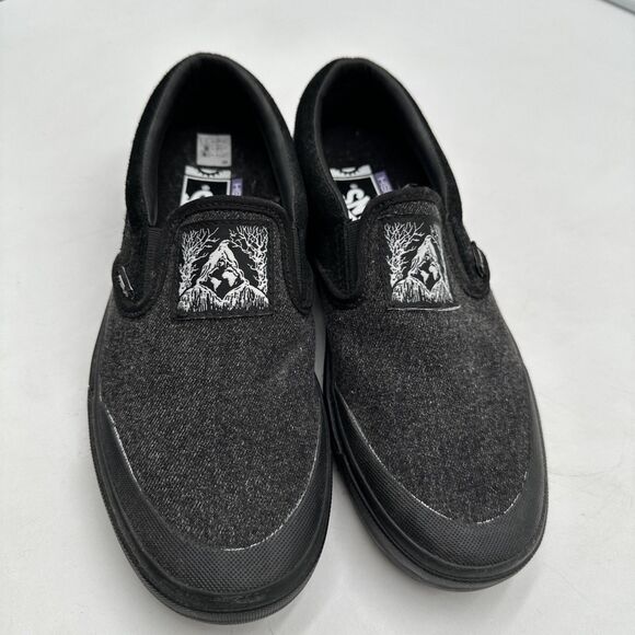 Vans BMX Fast And Loose Sneakers Mens Size 7 Black Gray Slip On Comfort Shoes - Picture 2 of 8